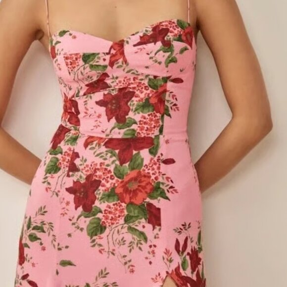 Reformation Dress Juliette Dress Valeria Size 8 - Picture 7 of 8